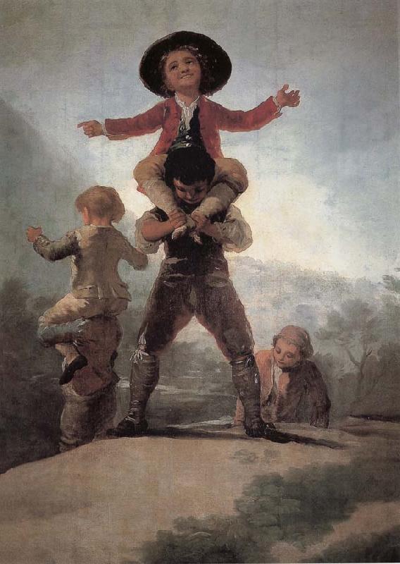 Francisco Goya Las Gigantillas Sweden oil painting art